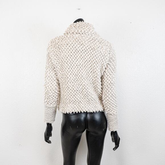IRO Caty Looped Bouncle knit Jacket in Cream size 36 - Picture 7 of 10